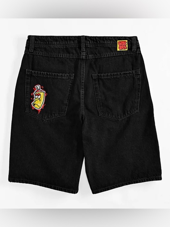 Empyre Other - Empyre Shmutz Black Denim Skate Shorts 30